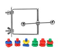 Stainless Steel Bird Training Toys | Puzzle Toys for Parakeets/Cockatiels/Conures | Bite - Sturdy & Safe Material | Colorful Screw Toys