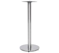 Stainless Steel Bistro Table Leg, Durable Industrial Replacement Base for Coffee and Dining Tables, Sturdy Metal Design for Modern Home Decor