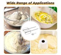 Stainless Steel Blender and Mixer Parts for Kenwood Handheld Mixers Replacement Beater Attachments 2-Piece Set