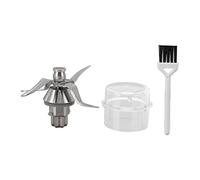 Stainless Steel Blender Blade Replacement, TM31 Series, High Efficiency Juicer Mixer Blade with Measuring Cup Lid, Durable Food Grade Stainless Steel Cutting Blad