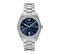 Stainless Steel Blue Dial Mens Watch