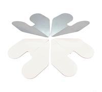 Stainless Steel Boat Keel Guard - 2-pack Bow Protector Pad for Hull Protection Rust-resistant Mirror-polished Keel Pad Compatible with Small to Medium Boats 9 X 8.75 Inches