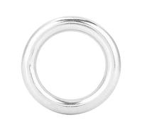 Stainless Steel Boat Marine Welded Ring O Round Ring Polished for Yoga Pets Diving Rock Climbing 12 * 50mm