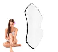 Stainless Steel Body Sha, Sha Tool Scraper,Heavy Duty Stainless Steel Sha Stone | Manual Massage Tools Effective Facial Massage Stones for Rejuvenation and Recover