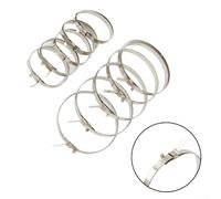 Stainless Steel Boot Clamps, 10 PCS CV Boot Clips Kit, Universal Set, Left, Right, Front, Rear Placement
