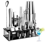 Stainless Steel Boston Cocktail Shaker Set - 600-800ML, Perfect for Home, Bar and Parties