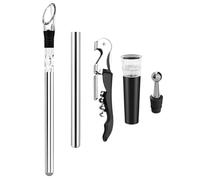 Stainless Steel Bottle Cooler Stick - Bottle Beverage Cooler Rods Set | Bar Bot Chiller Stick Wine Bottle Cooler Stick