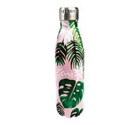 Stainless steel bottle for children Rex London Tropical Palm Pink One size