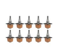 Stainless Steel Bottle Pourers Bitter Dasher Bottle Stopper for Cocktails - 10 Pack Precision Pourer