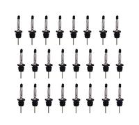 Stainless Steel Bottle Pourers Liquor Pour Spouts 24pcs Set Conical Design Proof Reusable with Black Plastic Covers for Home Kitchen Bar Restaurant