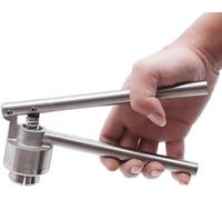 Stainless Steel Bottle Sealing Machine - Secure Crimping Tool for Laboratories, Ensures Flip Off Cap Sealing