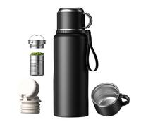 Stainless Steel Bottle - Vacuum Thermal Construction, Sweat-resistant Exterior, Secure Screw Cap, Reusable Drink Container | Storage of Hot and Cold Drinks, Everyday Activity