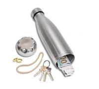 Stainless Steel Bottle with Hideaway - Water Bottle with Secret Compartment (16 oz) - Bottles for Beach, Pool... - Bottle with Secret Zone - Keeps Hot 12h and Cold 24h