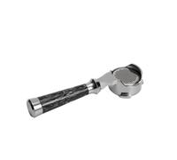Stainless Steel Bottomless Portafilter Wood Handle Filter Basket for Espresso Machine Rustproof Coffee Accessories Espresso Machine Accessories