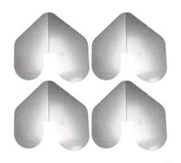 Stainless Steel Bow Guard for Boats - 304 Grade Keel Protector with Backing, Scratch & Resistant, 24 x 23 x 3 cm, 6-Piece Set