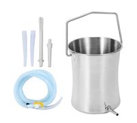 Stainless Steel Bowel Bucket for Colon Cleansing Constipations Relief Detoxification with Metal Texture Constipations Detoxs Bowel Bucket