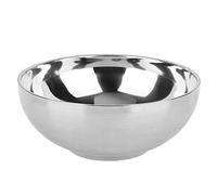 Stainless Steel Bowl, Insulated Bowl, Soup Bowls, Facial Bowls, Stainless Steel Household Double Layer Noodles Soup Bowl Food Fruit Container(L)
