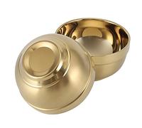 Stainless Steel Bowl,Soup Bowl,Lightweight Serving Bowl,Cereal Bowl,BPA Free Double-Walled Insulation,Easy to Clean,Set of 2, 14CM,600ML
