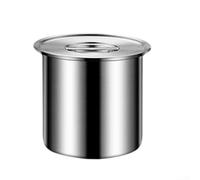 Stainless Steel Bowl with Lid for Steamed Eggs and Desserts, Made from 316L Stainless Steel, Stackable and Lightweight for Home and Outdoor Use (1300ML)