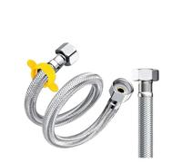 Stainless Steel Braided Inlet Hose | Household multi-purpose water connecting tube(100CM)