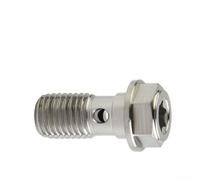 Stainless Steel Brake Bolt for m10 1.25 Pitch 27mm Stainless | alloy, rust for proof coating, fits Nissin calipers, 21.7mm thread, build