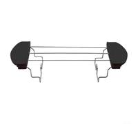 Stainless Steel Bread Warming Rack Perfect for Toast and Sandwiches with Anti Scald Design (Black)