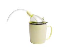Stainless Steel Breastfeeding Cup - 350ML, Vacuum Insulated Straw Drinking Cup, Convalescence Feeding Aid | Liquid Food Soup Porridge Container For Caring Elderly, Disabled Patients. Easy Drinking
