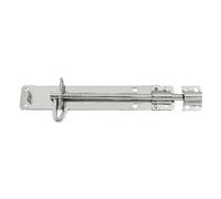Stainless Steel Brenton Pad Bolt C/W Fixings - Coast Safe 316 Marine-Grade Heavy-Duty Door Bolt - Durable Corrosion-Resistant Finish - Hardware Fittings Included (200mm X 12mm)