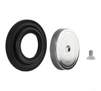 Stainless Steel Brew Head Gasket Kit with Silicone Seal for Compatible ECO310 150 155 200 220 330 Coffee Machine Parts Easy Clean(filter+silicone ring)