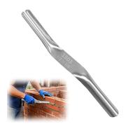 Stainless Steel Brick Jointer 1/2" x 5/8" Jointer Bricklaying Tool Dual-End Convex Mortar Pointing Finishing Tool for Builders Bricklaying, Building Walls, Brickwork DIY Masonry Projects