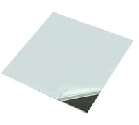 Stainless steel bright/mirror polished metal sheets plates - 300mm x 100mm x 1.2mm