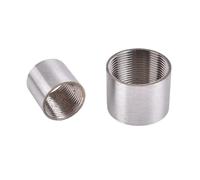Stainless Steel BSPT Female Round Coupler Connector Adapter - 1/8" to 4" Sizes - 201 304 316 Pipe Fitting - 1 PC(2In Ss304)