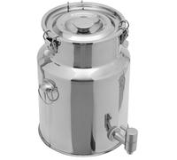 Stainless Steel Bucket with Lid, Durable Leak-Proof Container for Liquid Storage, Perfect for Home and Farm Use
