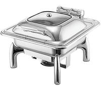 Stainless Steel Buffet Server & Heater 3Compartment Food Warmer for Catering Events Electric Hot Plate Set for Parties & Gatherings