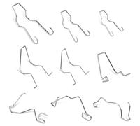 Stainless Steel Bulb Retaining Spring Clips 9PCS Headlight Clamps Universal Fit for H1 H3 H4 H7 Headlights