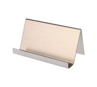 Stainless Steel Business Name Card Holder Display Stand Rack Desktop Table Organizer for Cards Business Rack Table Top Case