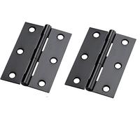 Stainless Steel Butt Hinges for Door Cabinet and Furniture, Home Hardware(Black,44mm)