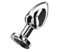 Stainless Steel Butt Plug - Large Anal Vibrator "The Glider" by AlphaMale