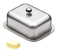 Stainless Steel Butter Dish with Lid - Fridge Safe, Dishwasher Safe for Home & Restaurant Use