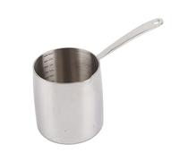 Stainless Steel Butter Warmer Pot, Small Saucepan with Accurate Scales and Hanging Hole, Quick Heat Conduction Triple - Layer Milk Pot for Melting Butter, Chocolate, or Heating (900ML)