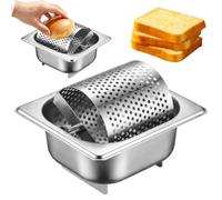 Stainless Steel Butter Wheel - 304 Butter Roller Belt with Stand,Food Grade | Butter Spreader Wheel for Even Coating on Bread, Burgers, Butter Roller for Indoor and Outdoor BBQ, Picnics, Grill