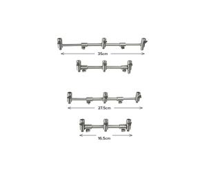 Stainless steel buzz bar 300 Carp Spirit Ajustable 2/3 cannes Gris TU