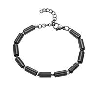 Stainless Steel Byzantine Franco Link Chain Bracelets - Men Vintage Link Chain Chunky Bracelet Stylish Classic for Dad Grandpa Husband, One Size, Metal, no gemstone