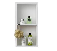 Stainless Steel Cabinet for Shower, No Tiles Required, Built-In Shelf, Divider Unit for TV &, Available hes, Space-Saving Design