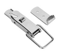 Stainless Steel Cabinet Hasp Latch | Self - Locking Catch Buckle for Toolboxes/Lockers/Doors | 066 Model Hasp with Protection Against Oxidation