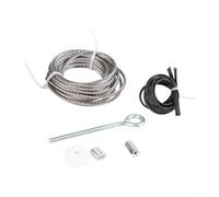 Stainless Steel Cable Assembly Repair Kit for Accu-Slide RV Slide-Out Systems - 5/32" Diameter, 17 ft Length, 7x19 Strand, 1760 lb Break Strength