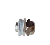Stainless Steel Cable Glands, 10 pcs M10/M12 Nickel Plated Brass Metal IP68 Cable Glands(M12)