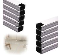 Stainless Steel Cable Raceway, Floor Cord Cover for Outdoor Yards, Warehouses, Apartments, Cables Hider for Wires on Wall