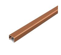 Stainless Steel Cable Raceway, Mini Trunking, Self-Adhesive 1m Management For Home Office Multicolor Multiple Sizes(Brown,20x10MM)