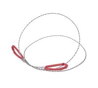 Stainless Steel Cable Saw - Pocket Survival Wire Saw, Compact Outdoor Cutting Tool, Portable Cutting Equipment Outdoor Utility Tool, Hand Portable Wood Cutter for Camping Forest Trekking Use